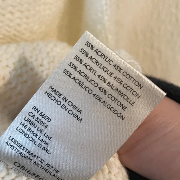 Anthropologie Maeve Maggie Cardigan nautical Sweater Embroidery Sailboat M/L - Picture 7 of 7